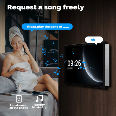 AST 2026 New 10-Inch Tuya System Smart Home Control Panel Zigbee Gateway Alexa Compatible