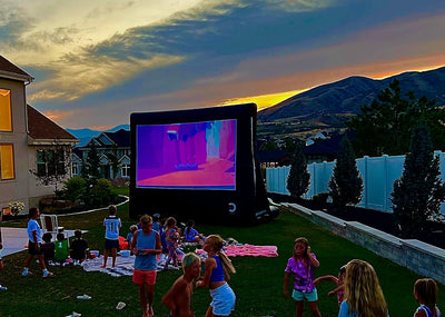 ELITE Outdoor Movies Professional 13' Inflatable Screen