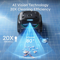 WYBOT Robot Pool Cleaner A.I. Solution Bundle-C2 Vision & F1