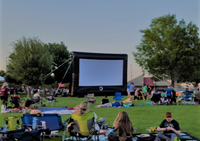 ELITE Outdoor Movies Professional 20' Inflatable Screen