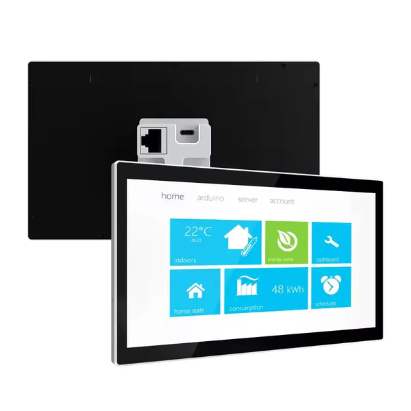 AST Smart Home Control Panel Built to Simplify Automation, 8 Inch Android Touchscreen, PoE Powered, Metal Body