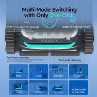 WYBOT Robot Pool Cleaner A.I. SOLAR Powered Charging S2 Self-Docking