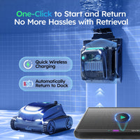 WYBOT Robot Pool Cleaner A.I. SOLAR Powered Charging S2 Self-Docking