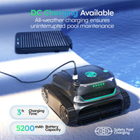 WYBOT Robot Pool Cleaner A.I. SOLAR Powered Charging S2 Self-Docking