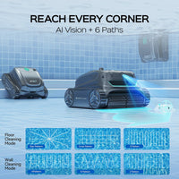 WYBOT Robot Pool Cleaner A.I. SOLAR + S2 Vision + F1 Navigation