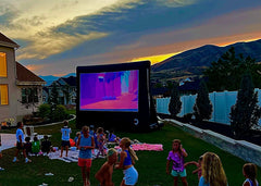 ELITE Outdoor Movies Professional 13' Inflatable Screen