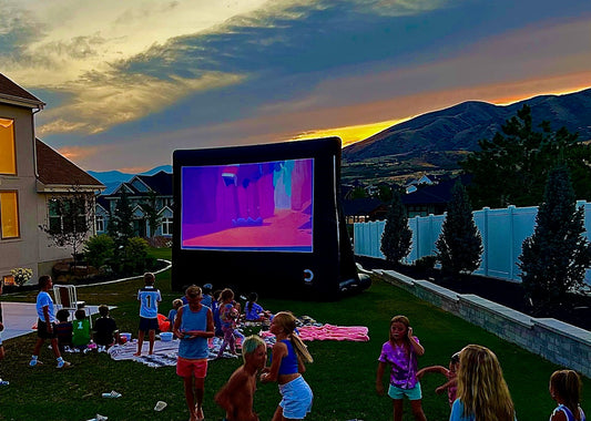 ELITE Outdoor Movies Professional 13' Inflatable Screen