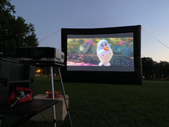 ELITE Outdoor Movies Platinum 32' Inflatable Screen