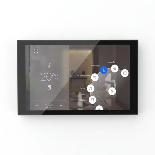 2026 New Wall Mount 8 Inch Android 13 POE Tablet Metal Body Smart Home Control Panel Support Tuya Home Assistant — Studio Shot