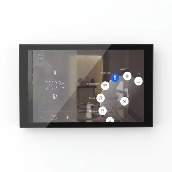 2026 New Wall Mount 8 Inch Android 13 POE Tablet Metal Body Smart Home Control Panel Support Tuya Home Assistant — Studio Shot